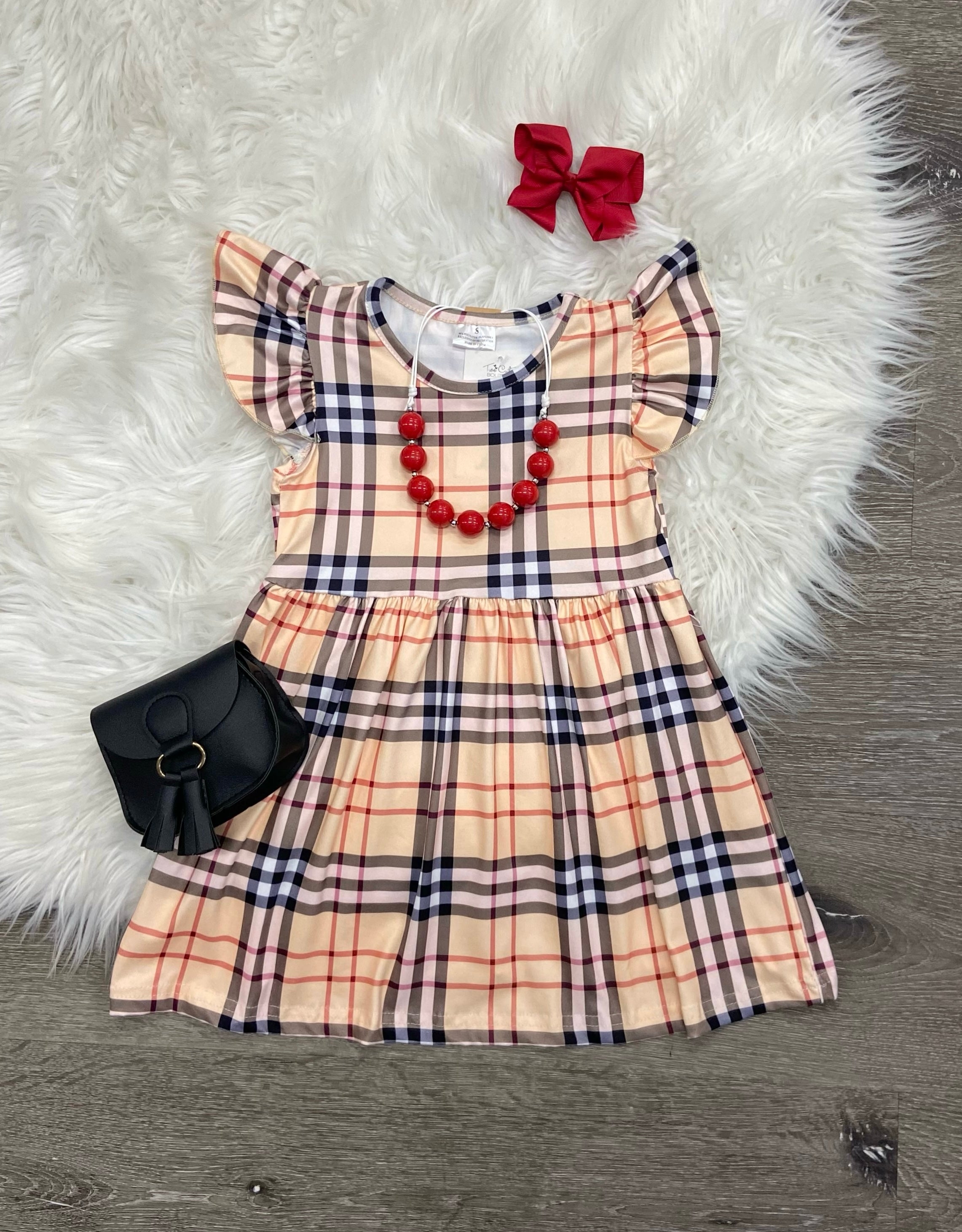 Preppy Plaid Dress 2T