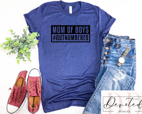 #00 Mom of Boys #OUTNUMBERED