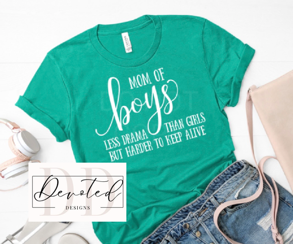 #00 Mom Of Boys Less Drama Than Girls