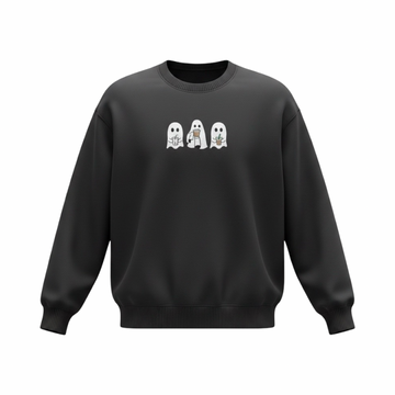 Embroidered Spooky Coffee Lover Crewneck