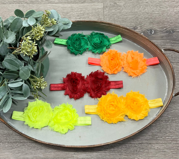 Double Flower Headband