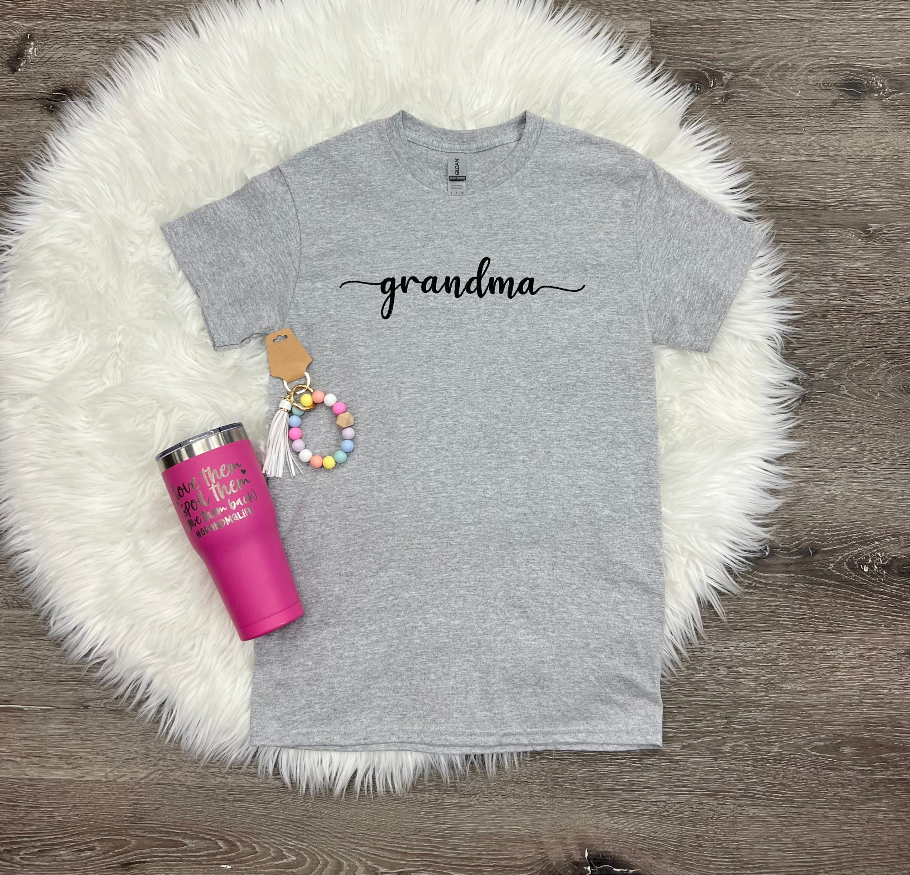 Embroidered Grandma T-Shirt