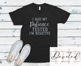 #0194 I Had My Patience Tested, I’m Negative