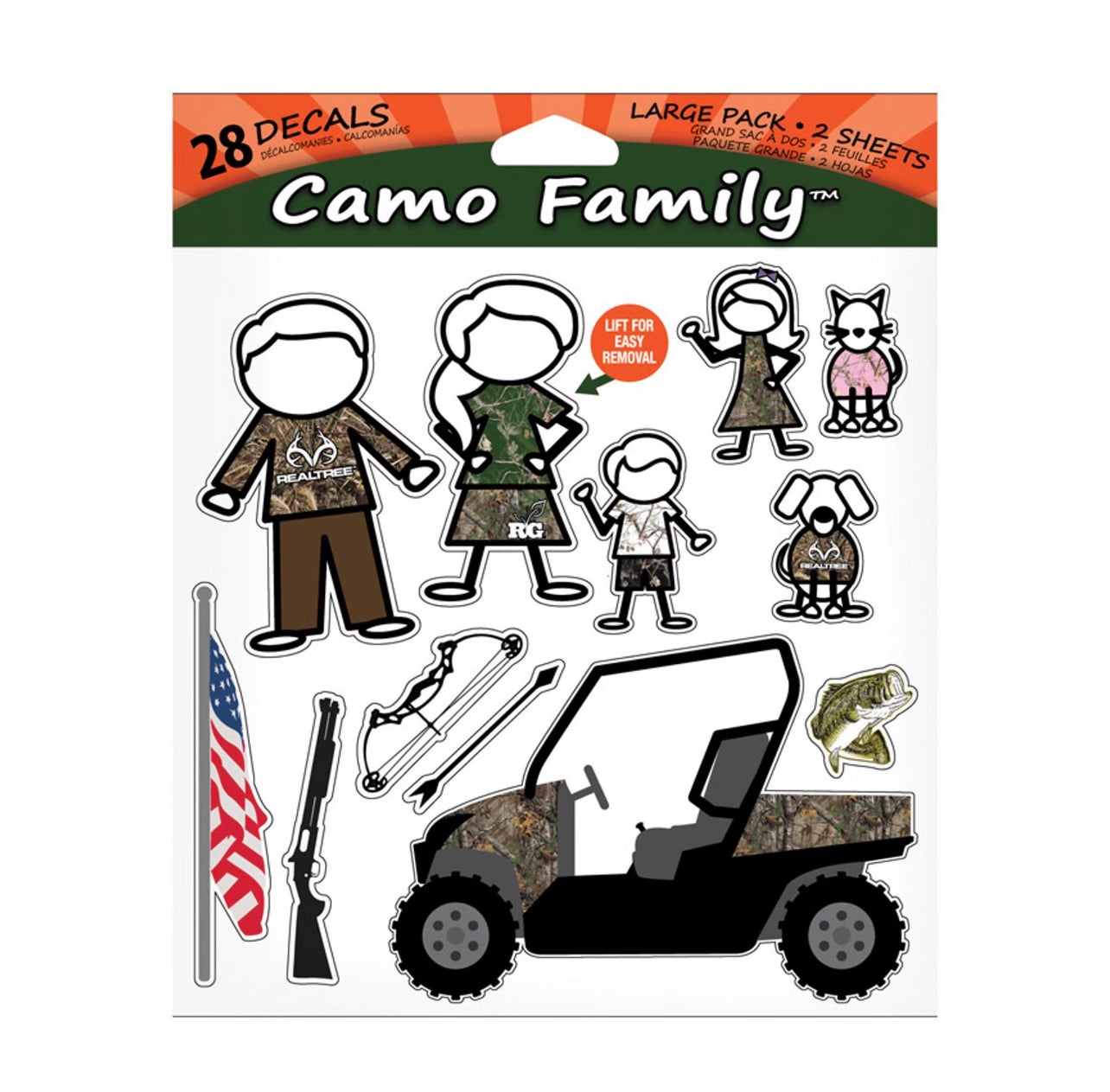 Camo Family Decals