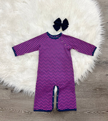 Toobydoo Purple & Blue Jumpsuit