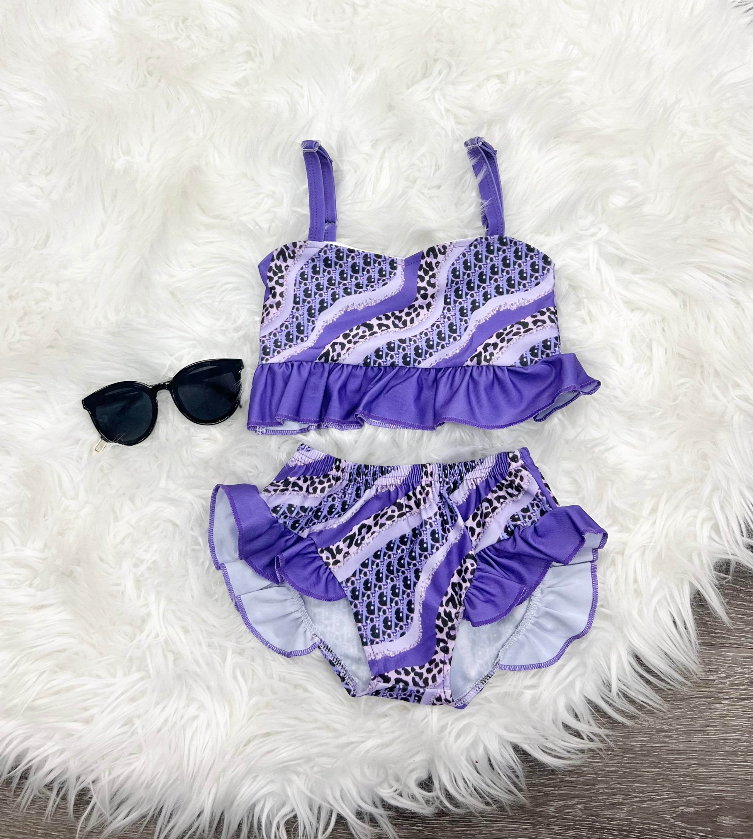 Nala 2pc Purple Swim Suit
