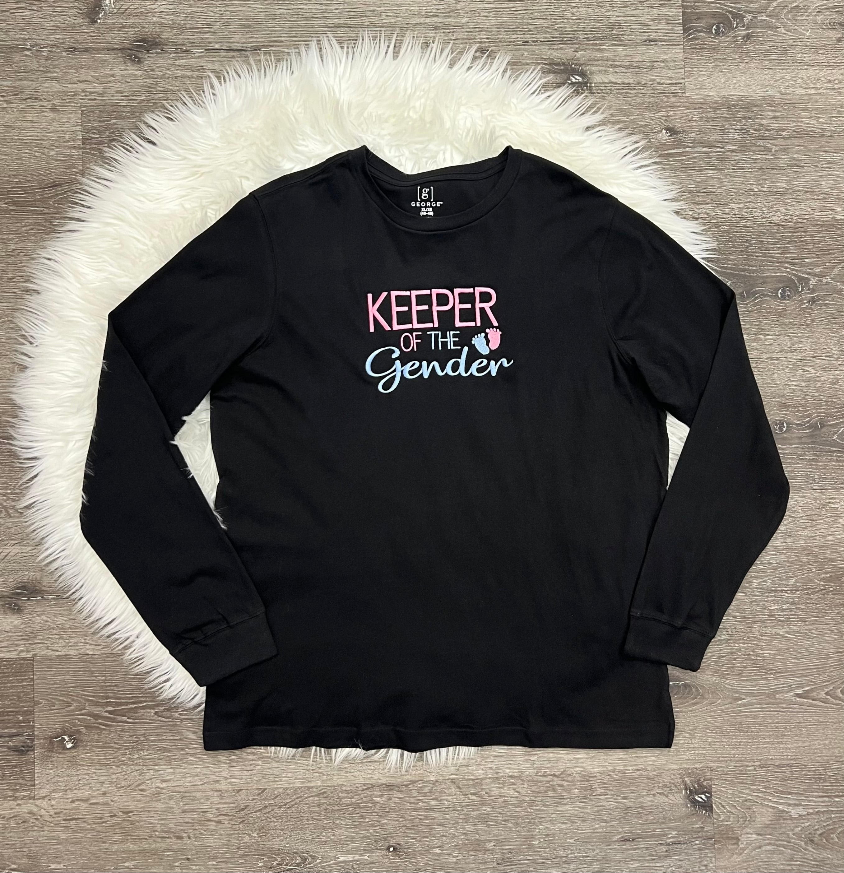 Embroidered Keeper Of The Gender Long Sleeve Shirt