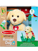 Melissa & Doug Let’s Explore™ Ranger Dog Plush with Search and Rescue Gear Search and Rescue Dog Stuffed Animal for Kids Ages 3+-1