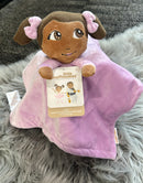 Little Muffincakes Lovey Baby Security Blanket in Ballerina & Bow Doll-3