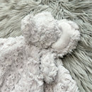 Danbar Gray Swirl Rosette Baby Elephant Lovie-3