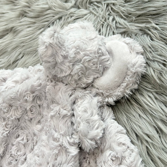 Danbar Gray Swirl Rosette Baby Elephant Lovie