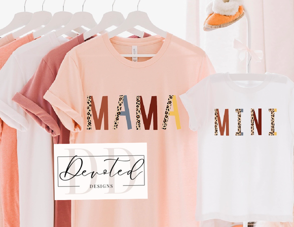 K0094 Leopard MAMA & MINI (MINI)