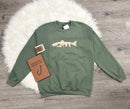 Embroidered Fish Crew Neck-2