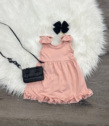 Simplicity in Blush Dress