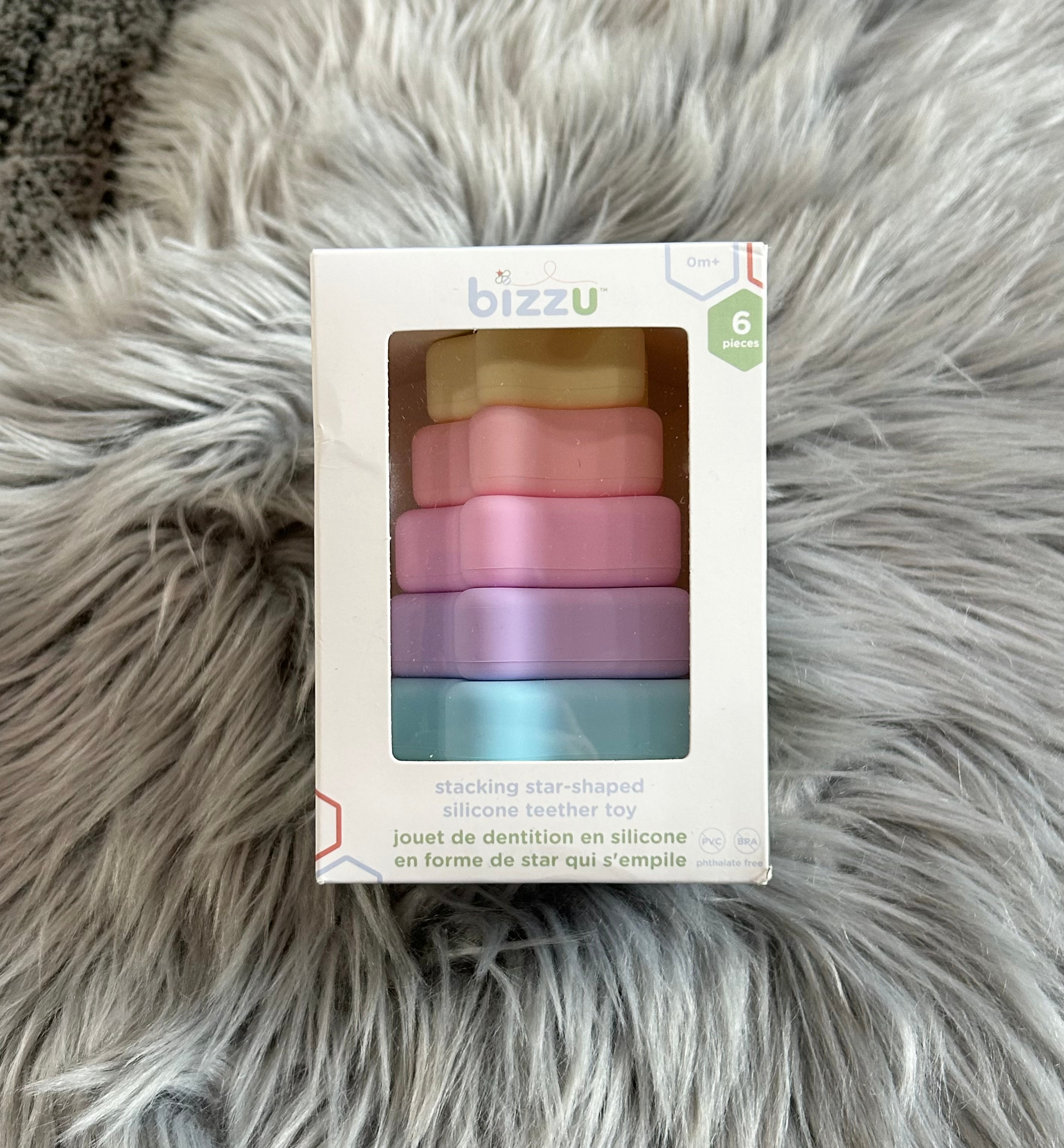 Bizzu Pastel Star Stacking Toy Set