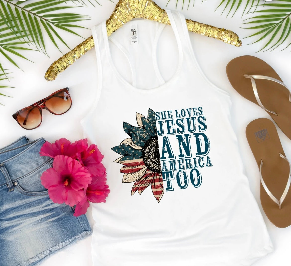 #0703 She Loves Jesus And America Too
