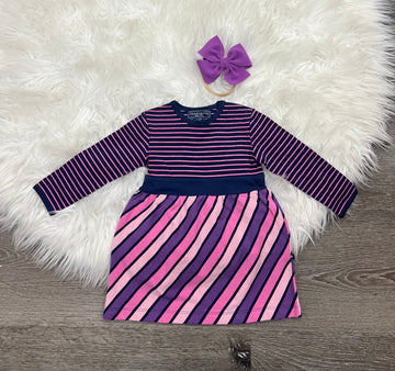 Toobydoo Pink, Purple And Blue Dress