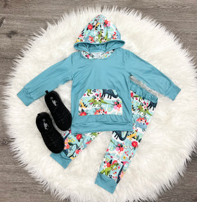Holiday Vacay Hooded Set