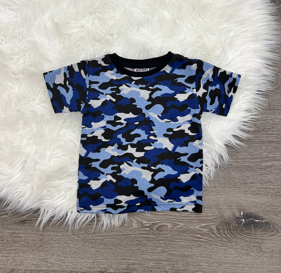 Mish Boys Camo Blue Tee