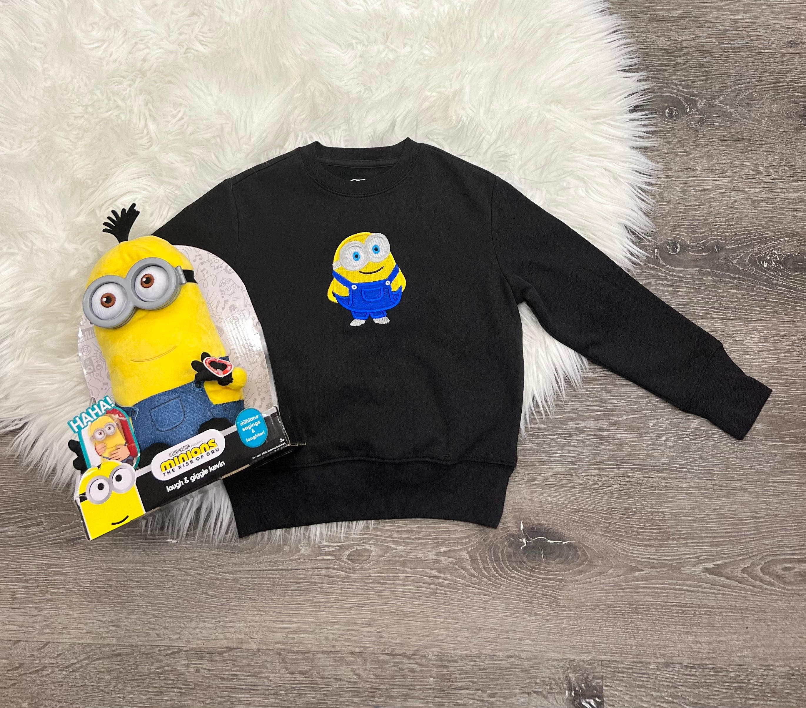 Embroidered Minion Crewneck