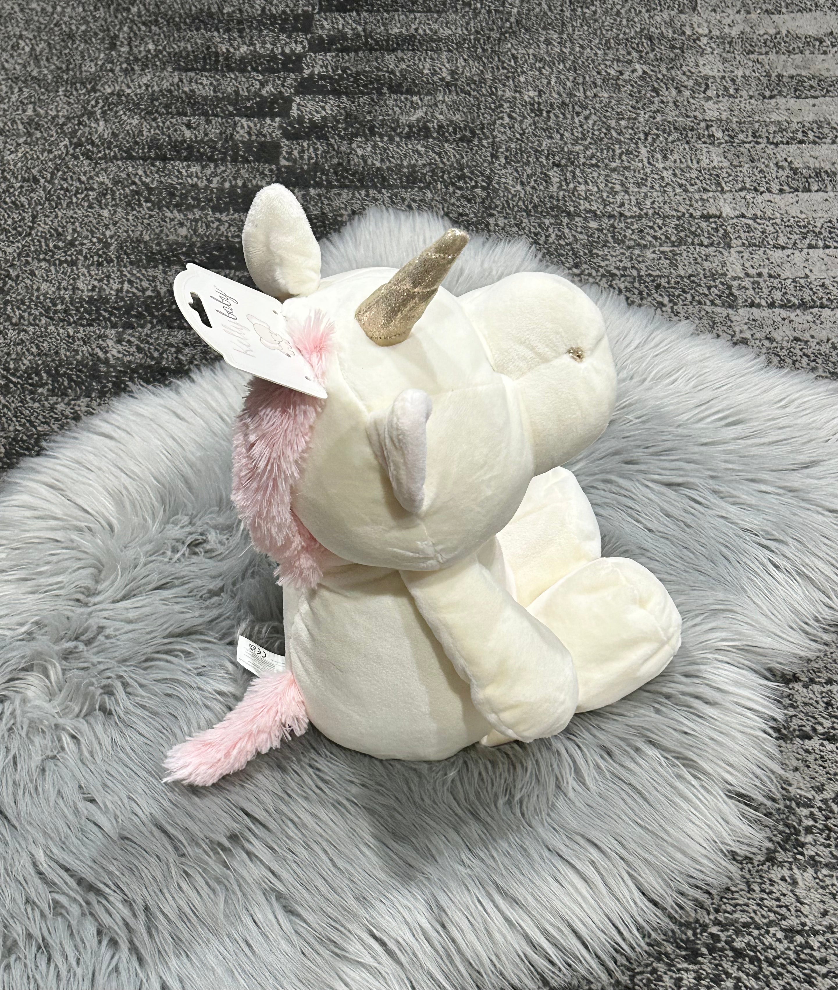 Kelly Baby Unicorn Plush Rattle