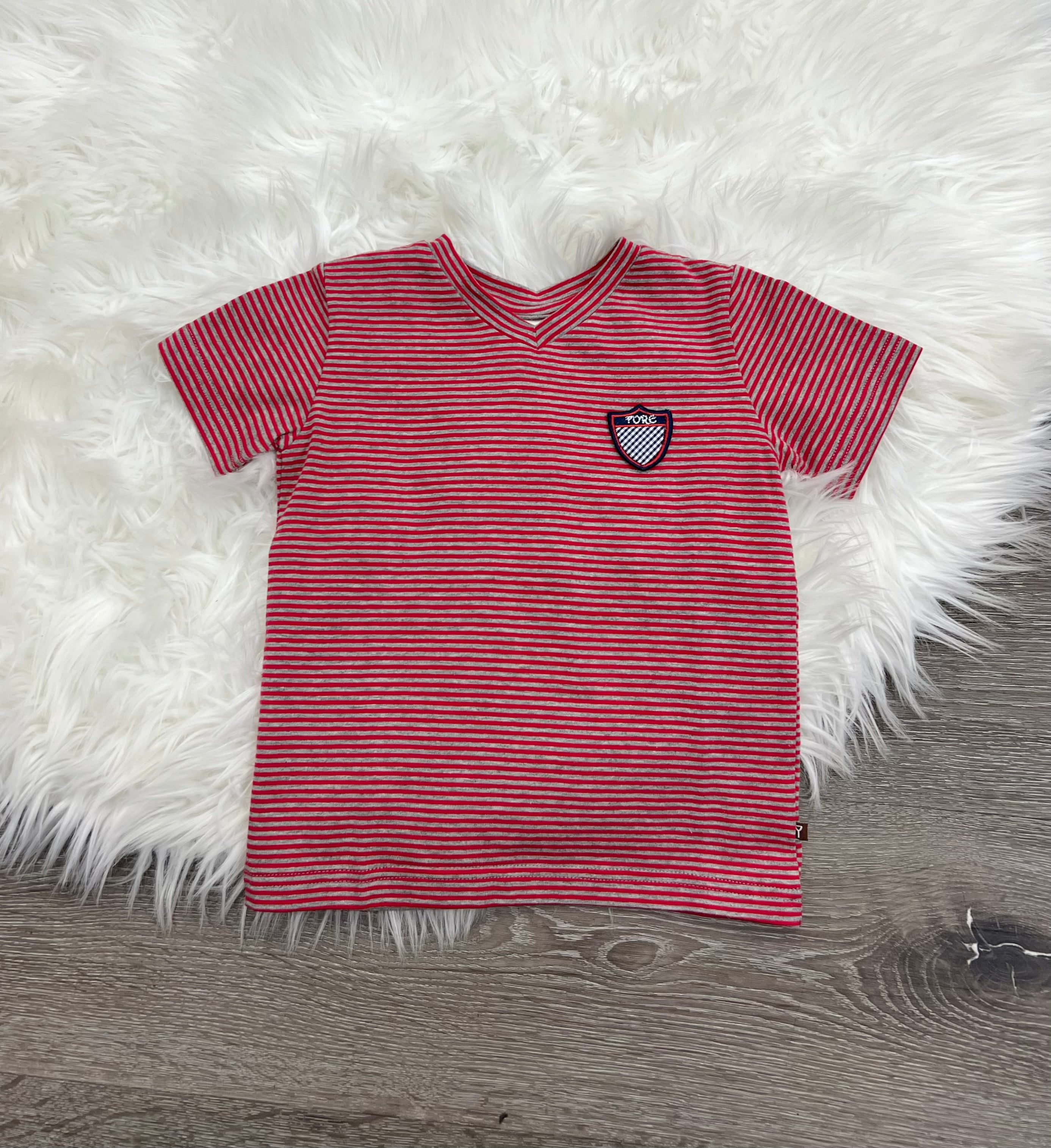 FORE!! Stripe V-Neck