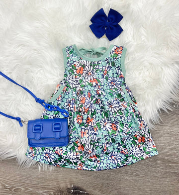 Blooms of Sage Dress