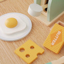 Wooden Toy-Pop up Toaster Play Kitchen Playset (11 pieces)-7