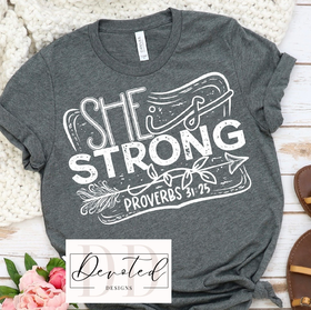 #0380 She is Strong Proverbs 31:25