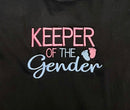 Embroidered Keeper Of The Gender Long Sleeve Shirt-2