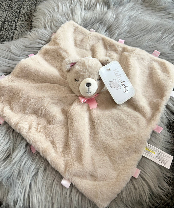 Pink Bow Teddy Lovie