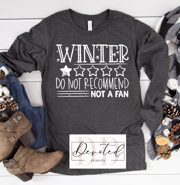 #0342 Winter Do Not Recommend Not A Fan