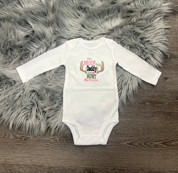 Embroidered I’m Proof Bodysuit