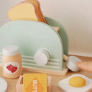 Wooden Toy-Pop up Toaster Play Kitchen Playset (11 pieces)-4