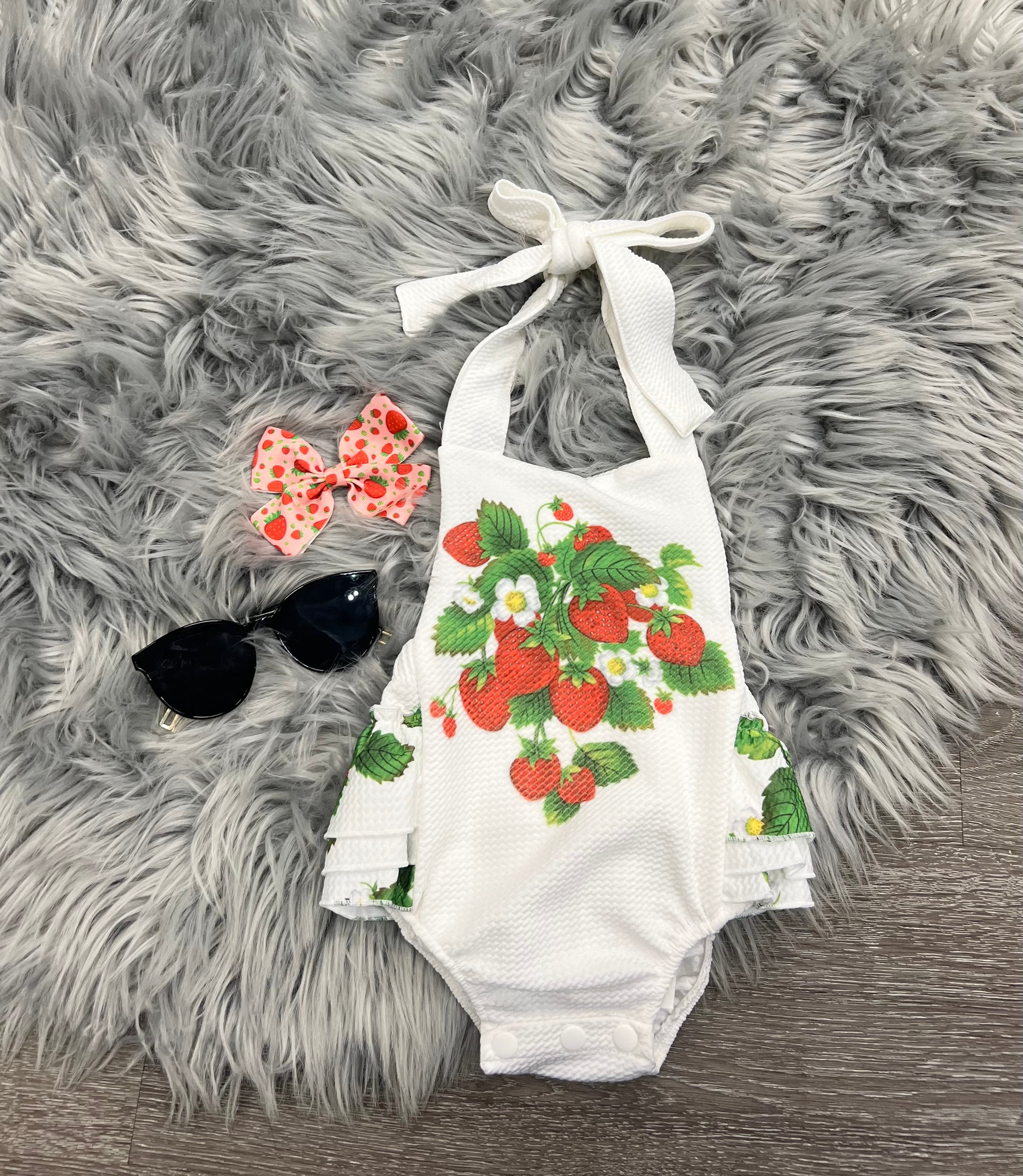 Strawberry Patch bodysuit