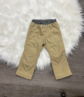 BitzKids Khaki Fleece Lined Pants