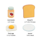 Wooden Toy-Pop up Toaster Play Kitchen Playset (11 pieces)-8