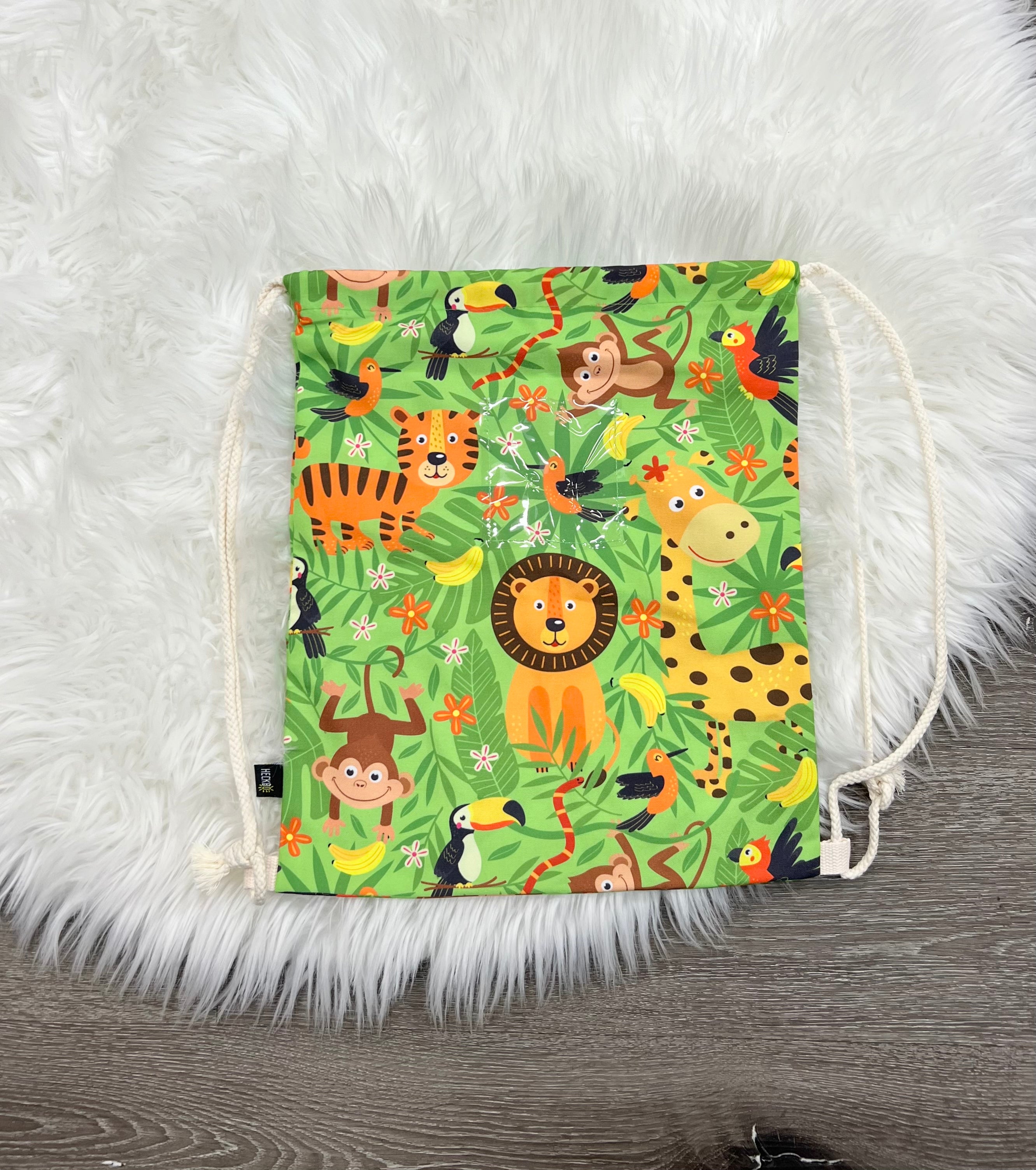 Jungle Drawstring Bag