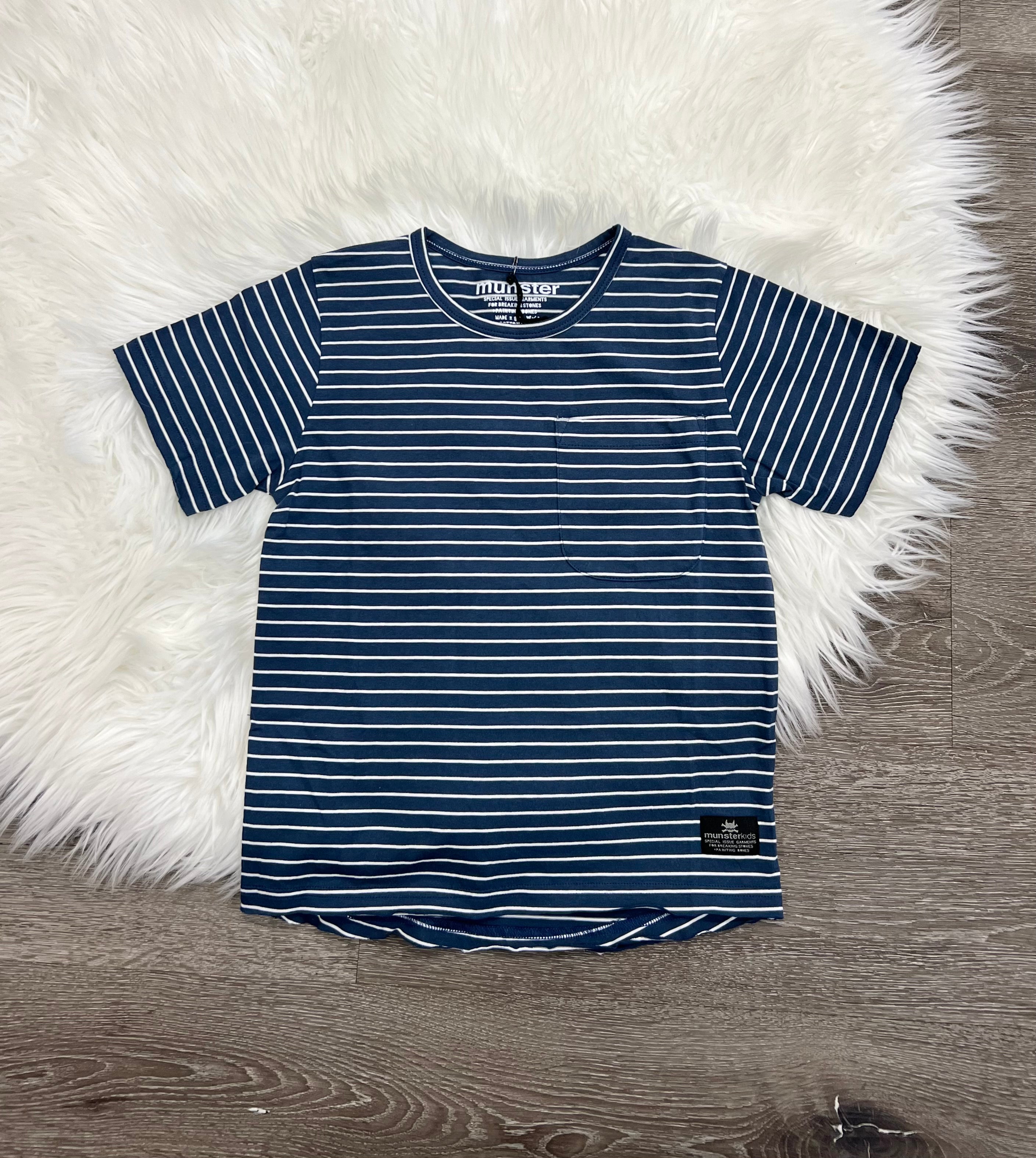 Munster Navy Striped Tee