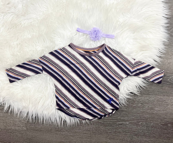 Burt’s Bees Baby Striped Long Sleeve Shirt