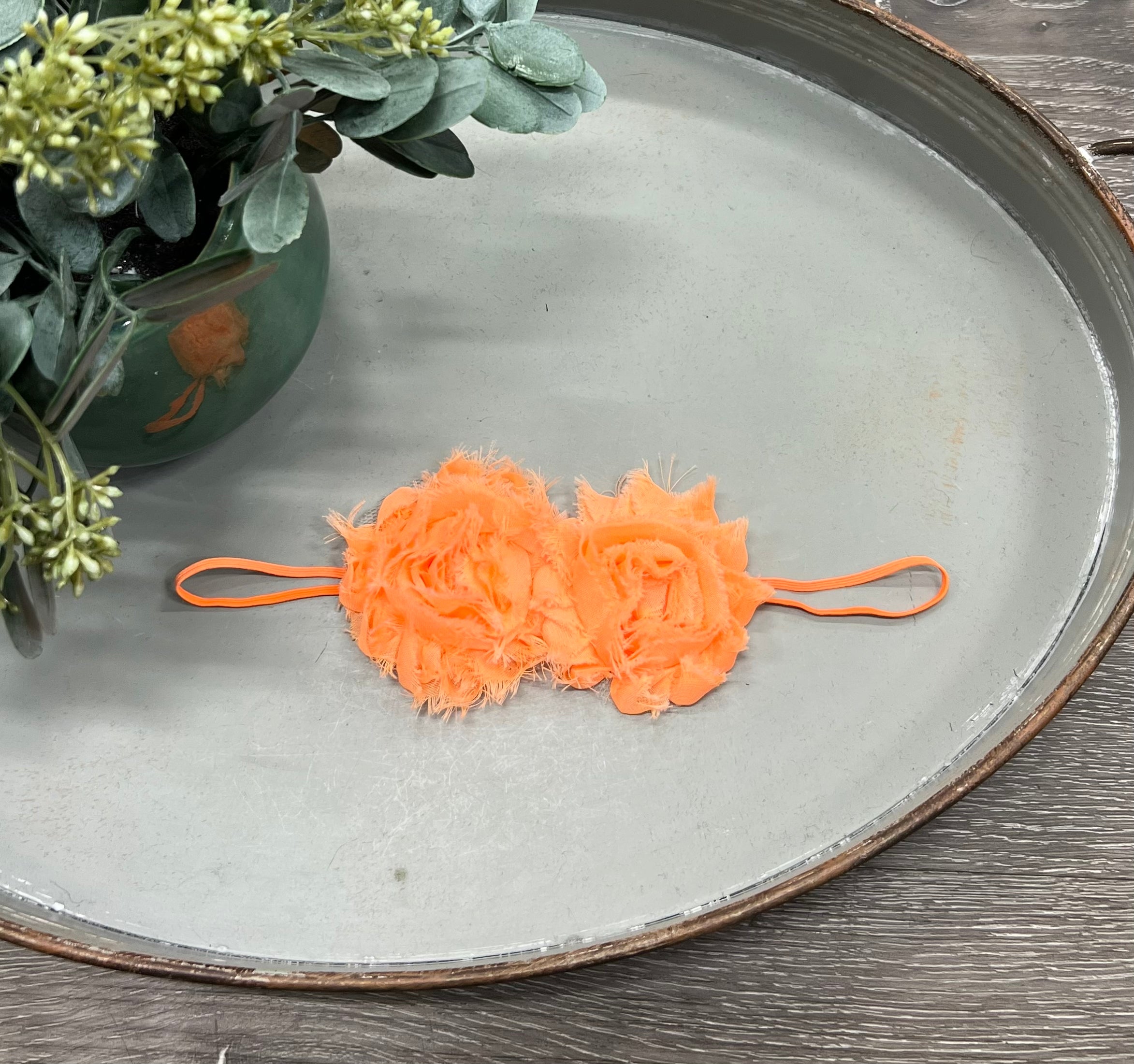 Buy color-4 Double Bloom Headband