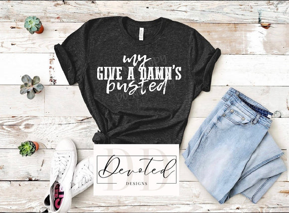 #0079A My Give A Damn’s Busted