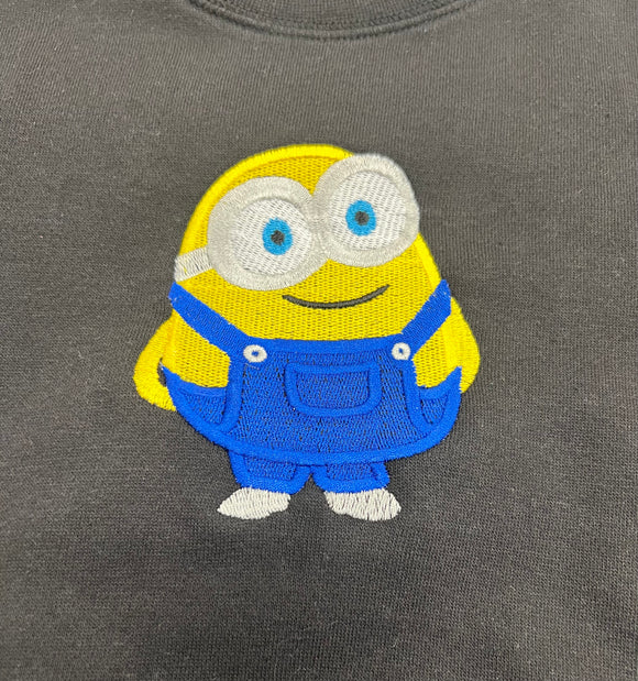 Embroidered Minion Crewneck