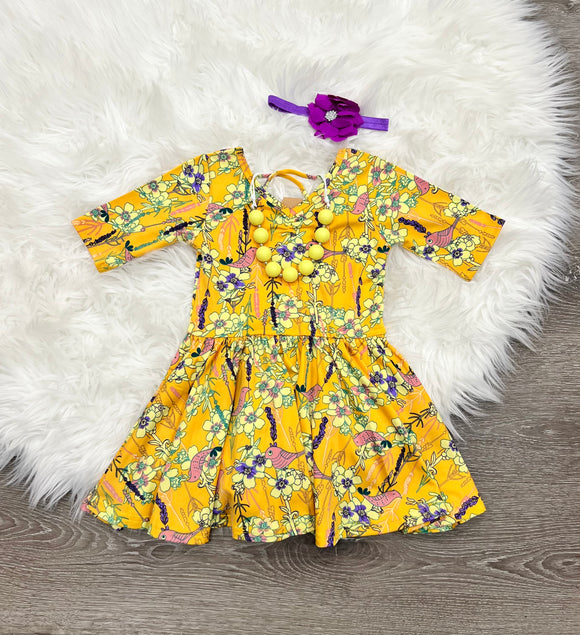 Dot Dot Smile Floral Dress