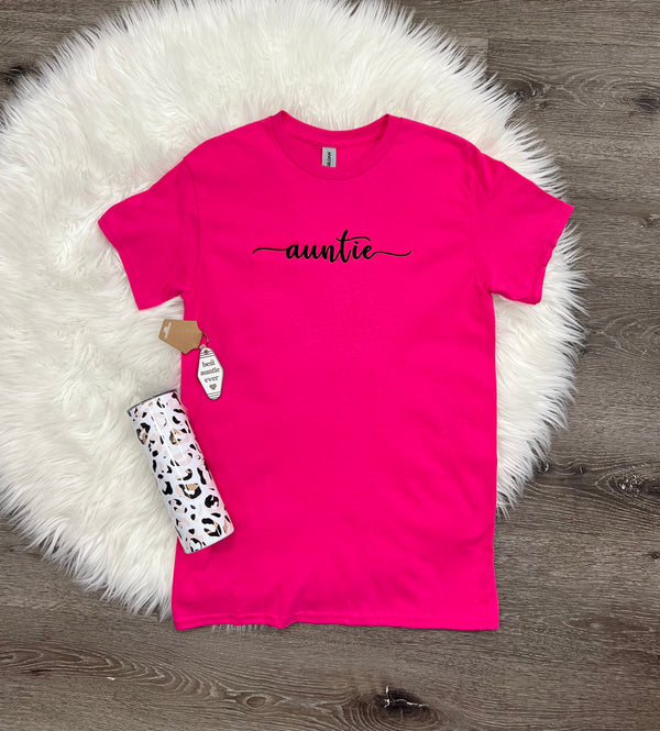Embroidered Auntie T-Shirt