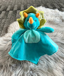 Teal Dino Lovie-1