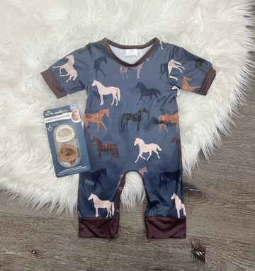 Horsin Around Romper