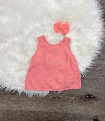 Buy coral Frankie And Sue Avery Tank