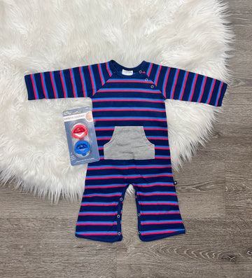 Toobydoo Striped Bootcut Jumpsuit B10633