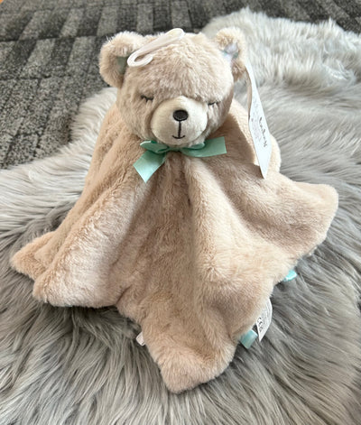 Blue Bow Teddy Lovie